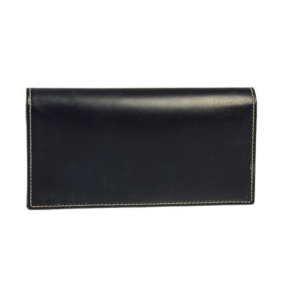 ホワイトハウスコックス 財布 メンズ 長財布（小銭入れ付き） ネイビー LONG WALLET FO...