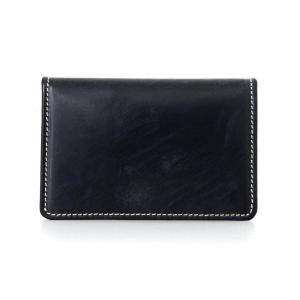 ホワイトハウスコックス WHITEHOUSE COX メンズ 名刺入れ(カードケース) ネイビー NAME CARD CASE BRIDLE S7412 NAVY