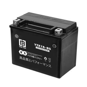YTX7A-BS互換 バイク用 バッテリー 液入り 充電済み (YTX7A-BS)｜chiaming