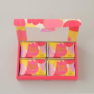 お菓子入れ 丸型かぶせ蓋付-Mサイズワイン/桜｜格安価格のダンボール