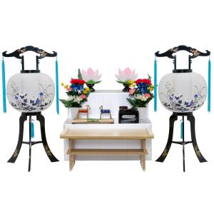 精霊棚と経机のセット 盆棚セット 精霊棚 初盆セット 新盆セット お盆用品セット 祭壇 経机