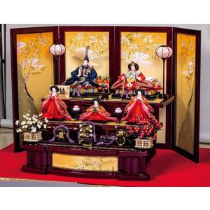 雛人形 久月 収納三段五人飾り 皇雅雛 2133 ひな人形 : 高田屋人形店