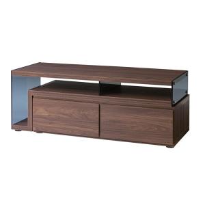 ヘーゼル TVボード 約120cm幅 ミドルブラウン 組立品 : Chiba Mart