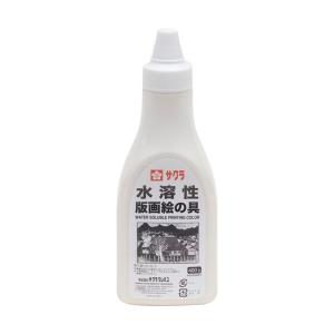 (まとめ) サクラクレパス 水溶性版画絵の具 しろ400g ポリチューブ入 AWH400PT#50 1本 〔×10セット〕