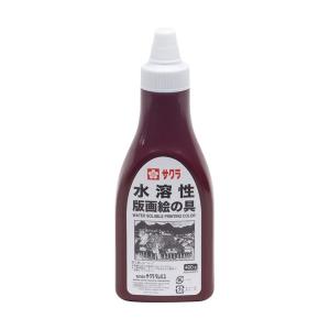 (まとめ) サクラクレパス 水溶性版画絵の具 あか400g ポリチューブ入 AWH400PT#19 1本 〔×10セット〕