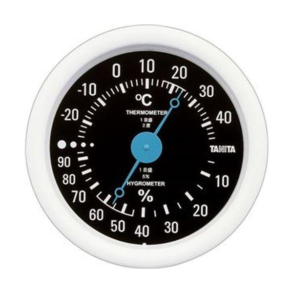 （まとめ）タニタ アナログ温湿度計 ブラックTT-515-BK 1個〔×10セット〕