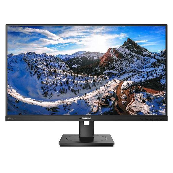 PHILIPS 27型ワイド液晶ディスプレイ ブラック 5年間フル保証（4K/USBType-C/D...