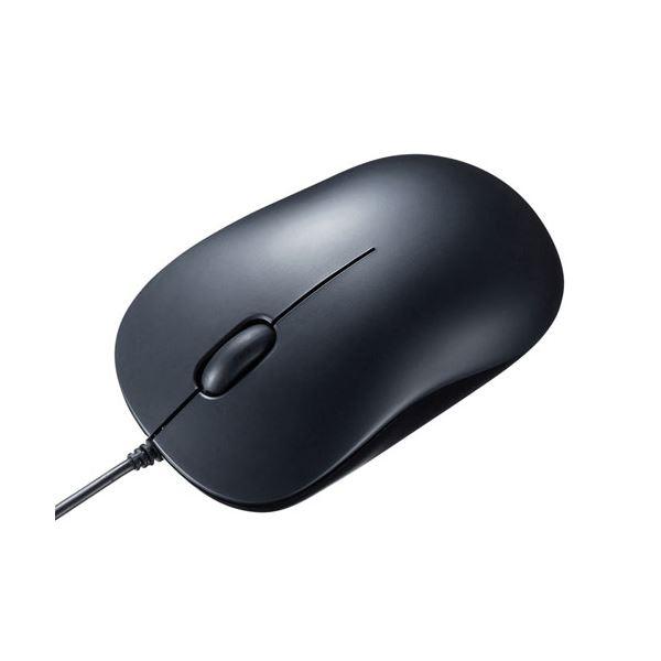 〔5個セット〕 サンワサプライ 有線Type-CブルーLEDマウス(静音タイプ) MA-BLC194...