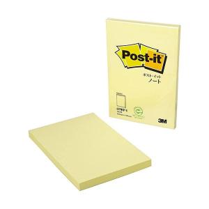 3M Post-it ポストイット 再生紙ノート 150×100 イエロー 3M-659RP-Y｜chibamart