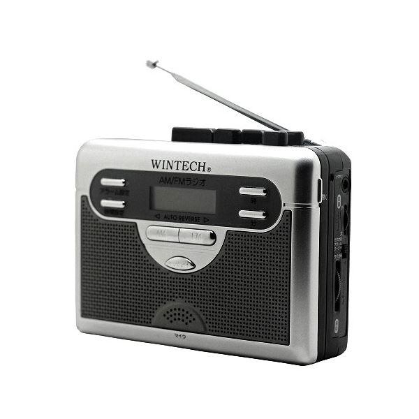 WINTECH オートリバース再生対応ラジオ付テープレコーダー PCT-11R2