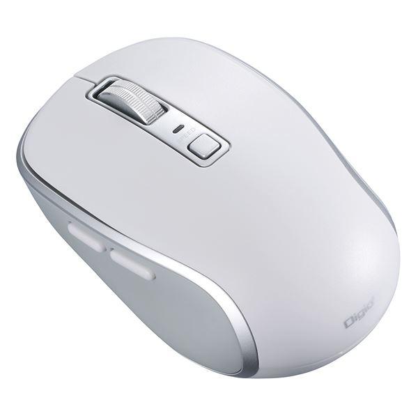 Digio2 Bluetooth 静音マウス 5ボタン/BlueLED [d98] MUS-BKF2...