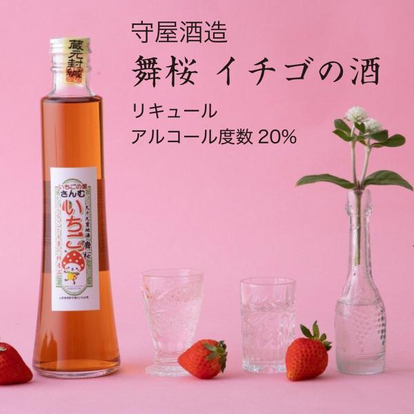 舞桜 イチゴの酒 300ml×3本セット 守屋酒造 千葉県の地酒 送料無料