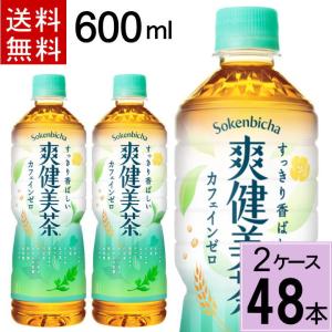 爽健美茶 そうけんびちゃ 600mlPET 送料無料 合計 24 本（24本×1ケース