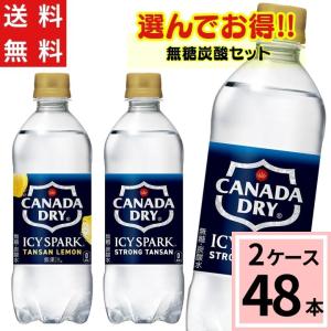炭酸水 水 500ml よりどり 無糖炭酸 セット 合計 48本(24本×2ケース)送料無料 アイシースパーク 炭酸水 強炭酸 レモン れもん
