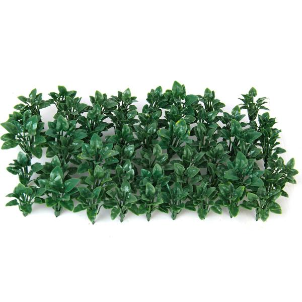50pcs緑の風景風景モデルグランドカバー草ハート型の葉