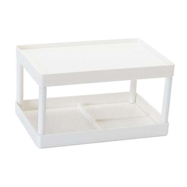 Stackable Desk Storage Shelf Cosmetic Organizer Ho...