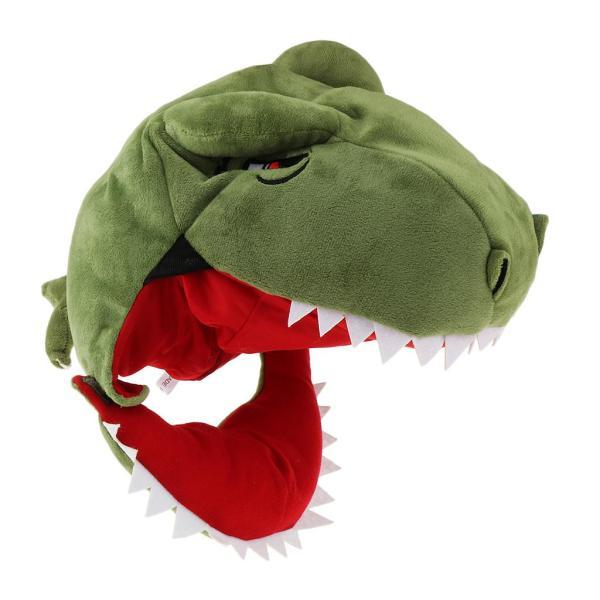 恐竜の動物の帽子冬のフルフード帽ベルティパーティーコスプレ衣装