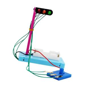 子供科学実験おもちゃ 学生教育玩具 信号機おもちゃ 信号機実験玩具 学生科学教育玩具 科学知育 プラスチック
