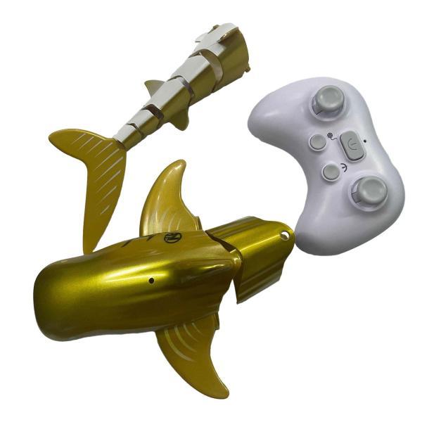 ゴールド2バッテリー RC サメのおもちゃ 2.4Gリモコンサメのおもちゃ