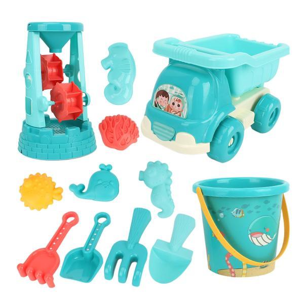 砂のおもちゃセット、幼児が砂を掘るおもちゃ、モンテッソーリ 13 ピース子供用お風呂のおもちゃ、ビー...
