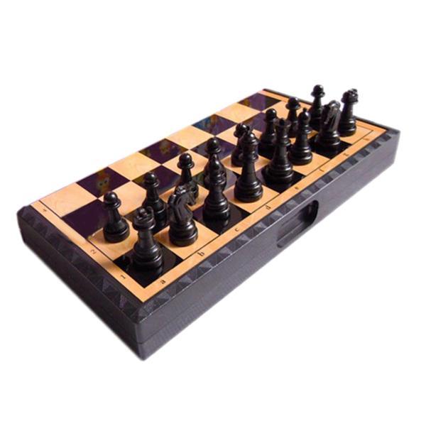 クミニ7.87インチチェスセット折りたたみチェスのポーンチェスゲーム2プレーヤーファミリーエンターテ...