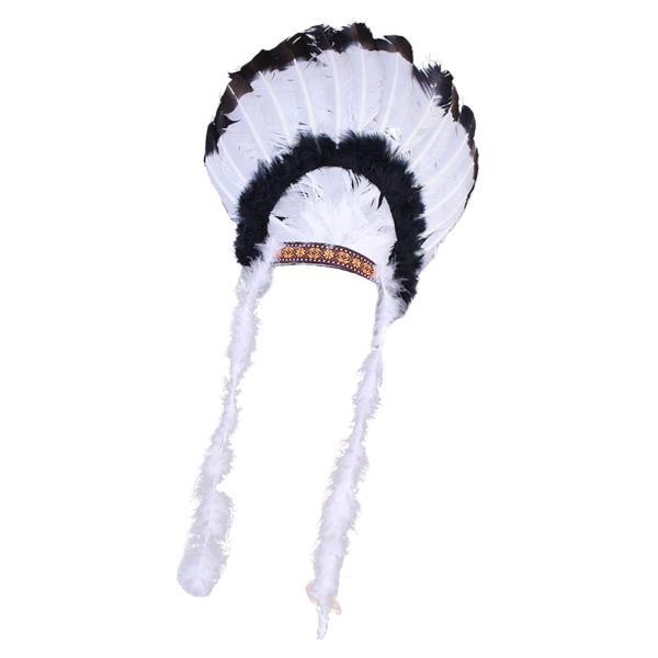 スタイルB インディアンヘッドドレス アメリカン チーフ インディアン フェザー ヘッドドレス 帽子