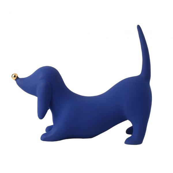 ダックスフント犬の彫刻ダックスフント像家具ミニチュア犬像犬動物像寝室キャビネットナイトスタンド
