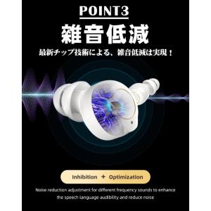 集音器 高齢者 ワイヤレス 補聴器 イヤホン型...の詳細画像5