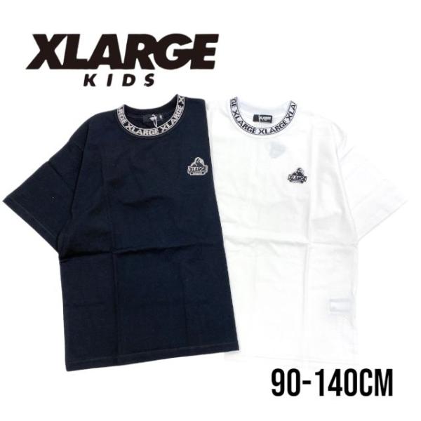 2024春夏新作 X-LARGE KIDS xlarge ロゴリブ半袖Ｔシャツ No.9442227...