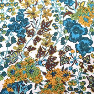 リバティプリント【タナローン/エターナル】Edna（エドナ）ターコイズグリーン　3634279AE