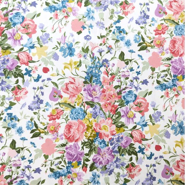 リバティプリント【タナローン/2024SS BRIDGERTON】ブーケ・パレード（ピンクミックス　...