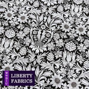 リバティプリント【タナローン/エターナル】Mortimer（モーティマー）黒　3638025ZE