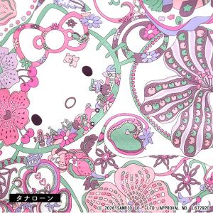 リバティファブリックス【タナローン/Hello Kitty 復刻コレクション】ワンダーランド（ピンク J27A）Wonderland　dc27537-j27a