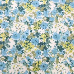 リバティプリント【タナローン/別注】シェイデッドブルームス（グリーンアイス J23D）shaded blooms　dc33279s71-j23d　チビチビキッチン別注生地