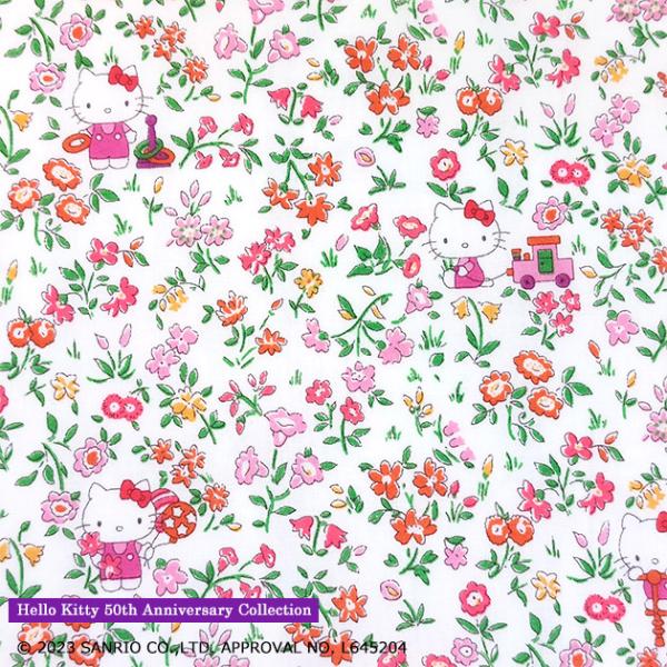 リバティプリント【タナローン/Hello Kitty 50th Anniversary Collec...