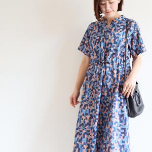 リバティ 半袖ワンピ スキッパーOP <スロー...の詳細画像2