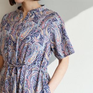 リバティ 半袖ワンピ スキッパーOP <フェリ...の詳細画像2