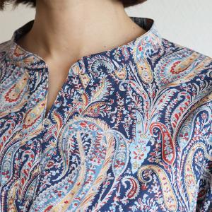 リバティ 半袖ワンピ スキッパーOP <フェリ...の詳細画像3