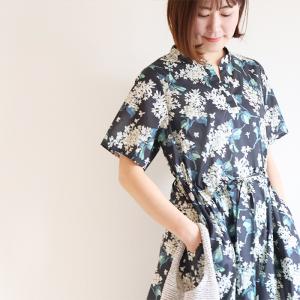 リバティ 半袖ワンピ スキッパーOP <アーカ...の詳細画像1