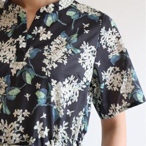 リバティ 半袖ワンピ スキッパーOP <アーカ...の詳細画像2