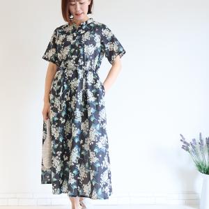 リバティ 半袖ワンピ スキッパーOP <アーカ...の詳細画像4