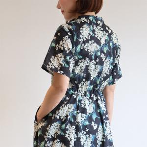 リバティ 半袖ワンピ スキッパーOP <アーカ...の詳細画像5