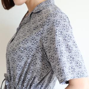 リバティ 半袖ワンピ オープンカラーOP <マ...の詳細画像3