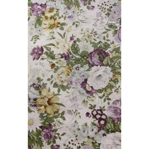 新着パープル 花柄 生地 インスピレーションを与える名言