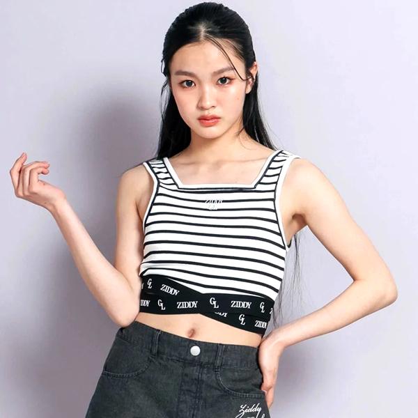 夏物バーゲン ブラトップ ZIDDY ボーダー ダンス
