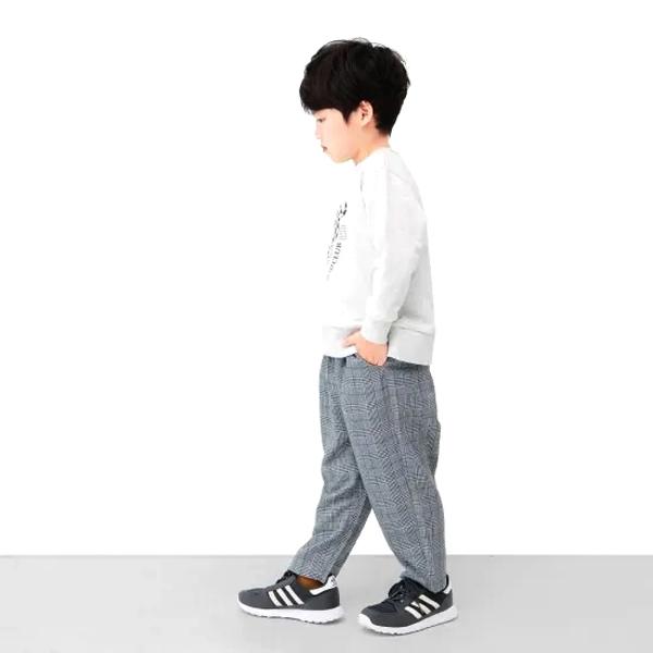 シェフパンツ コペック 紺 グレンチェック柄 男女兼用