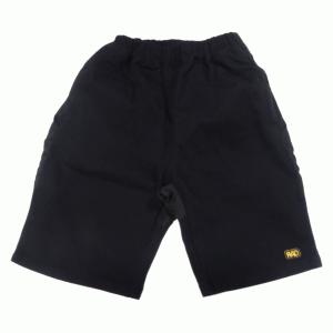 ラッドカスタム ハーフパンツ 黒 異素材MIX 男児