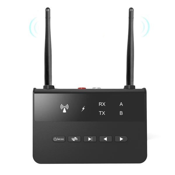 Bluetooth 5.0 トランスミッター &amp; レシーバー 2台同時接続 高音質 TV/PC/ステ...