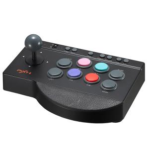 アーケードコントローラー PC　PS4　PS3　Switch　Xbox 対応 USB接続 アケコン 有線 8ボタン配置 ◇CH-PXN-0082｜Chic
