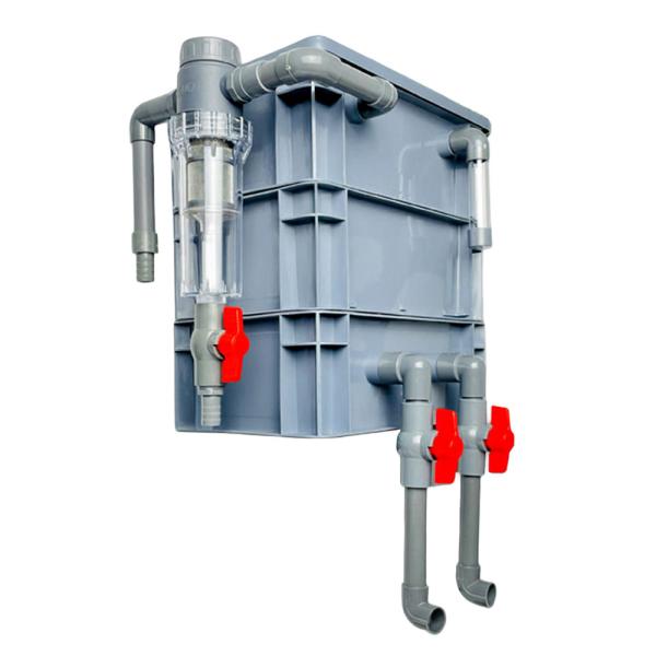 三段 ろ過槽 濾過装置 フィルター外部式 池 大型水槽に 水槽 フィルターボックス 濾過槽 本体のみ...